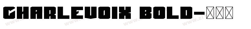 Charlevoix Bold字体转换 Charlevoix Bold字体转换